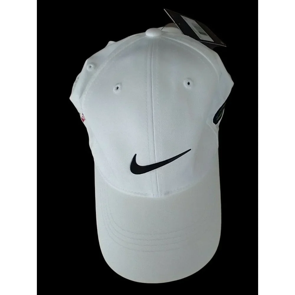 2016 Golf Cup‎ Nike Unisex Adults Heritage86 Dry Fit Adjustable Hat White NWT